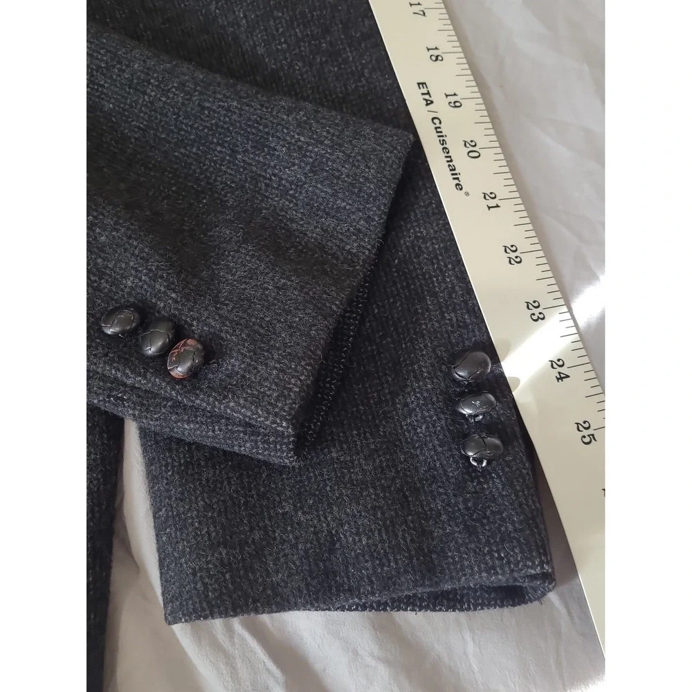 Tailored Camel & Wool blend‎ two button Mens blazer SZ 42L USA made for Shryocks